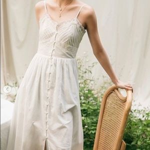 Simple Retro Adela Cotton Camisole Dress